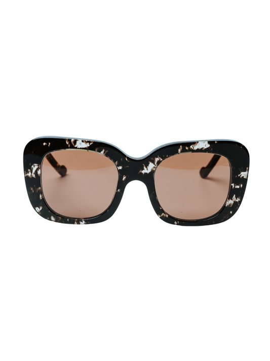 Jaqui in Spotted Clear and Black