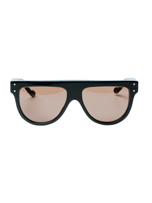 Smith in Black with Brown Lenses